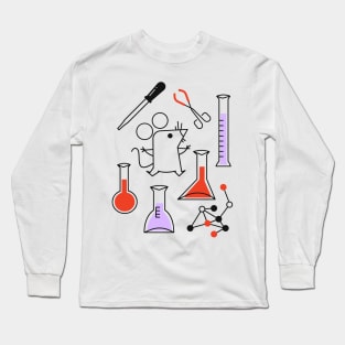 Of Mice & Beakers Long Sleeve T-Shirt